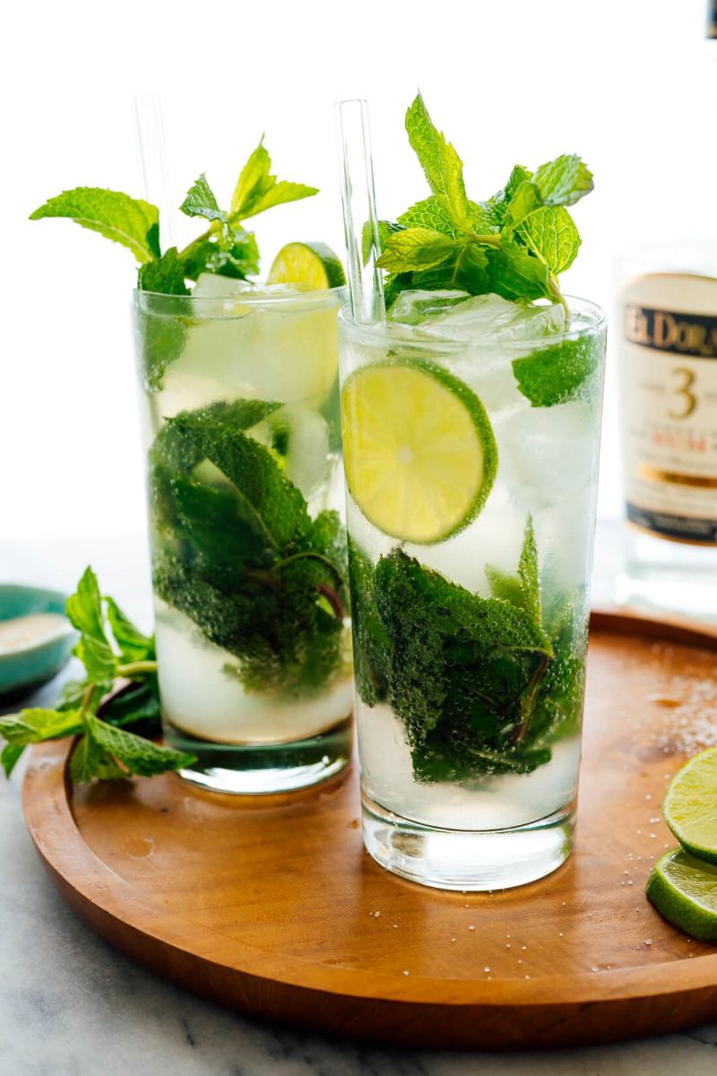mojito recipe rum cocktails mint leaves lime