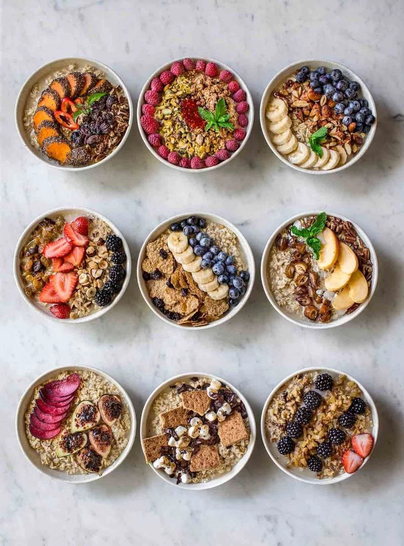 nine different bowls is oatmeal good for you
