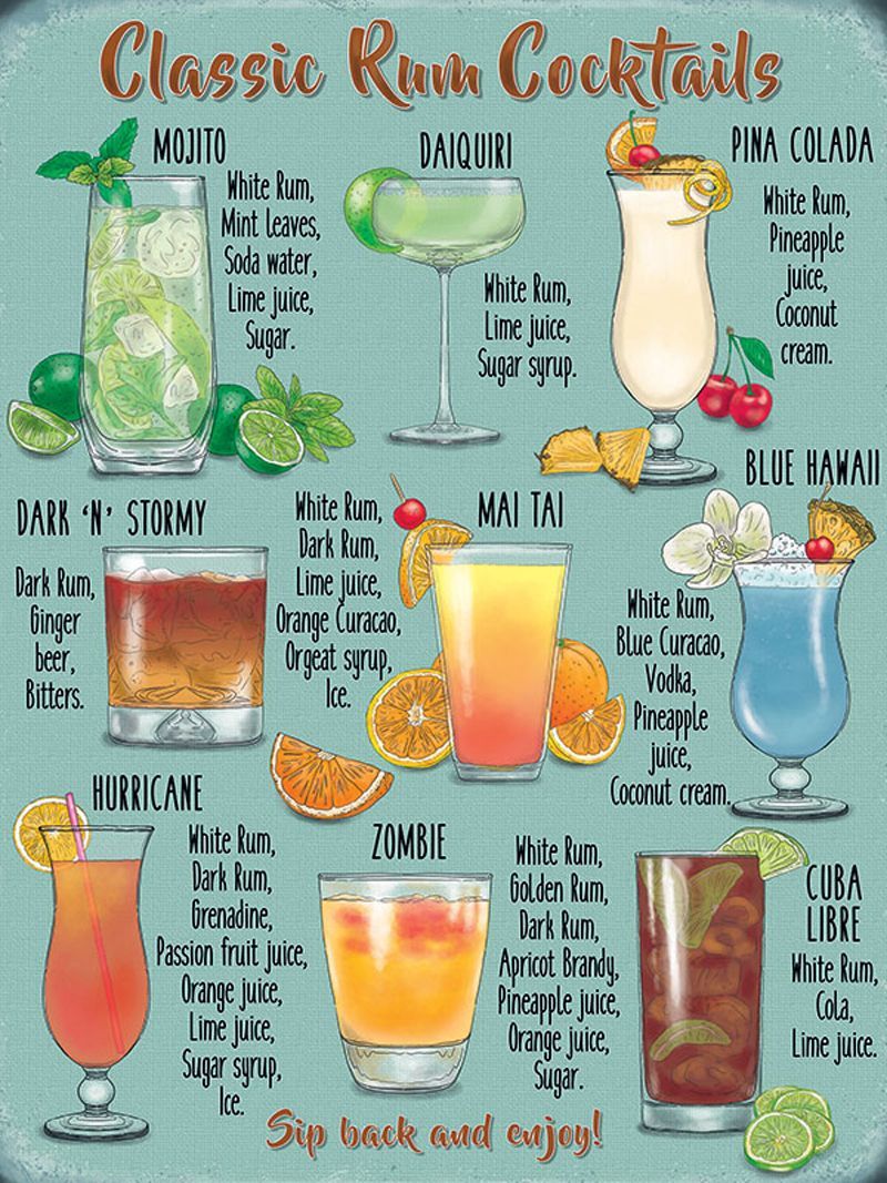 rum punch recipe classic cocktails ingredients