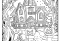 Get spooky with these Halloween coloring pages