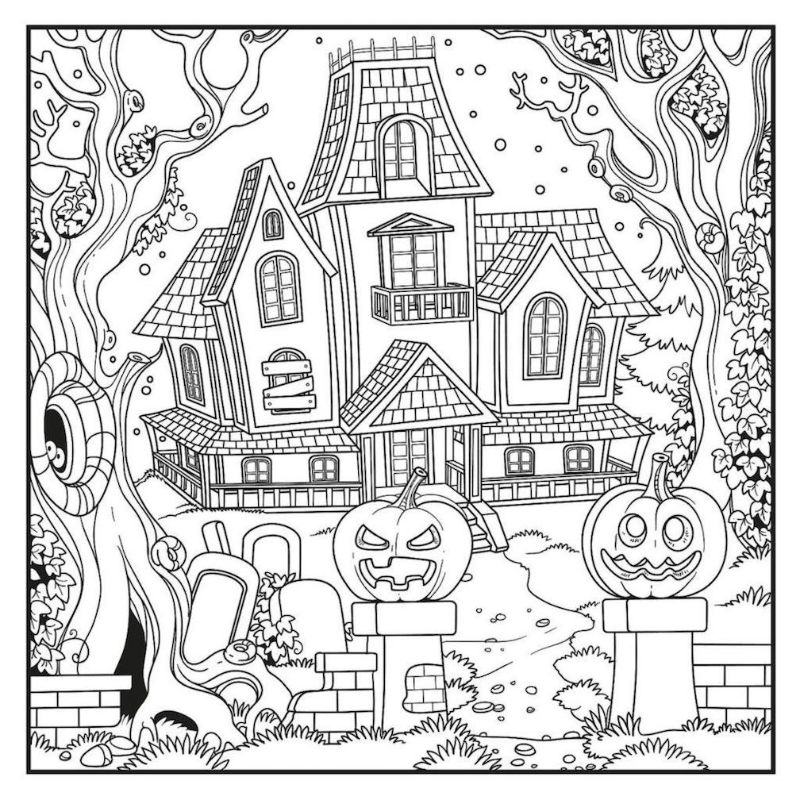 Get Spooky With These Halloween Coloring Pages Archziner Com