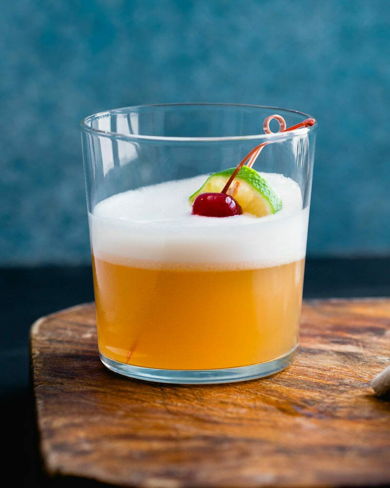 tequila sour recipe mezcal cocktails small glass
