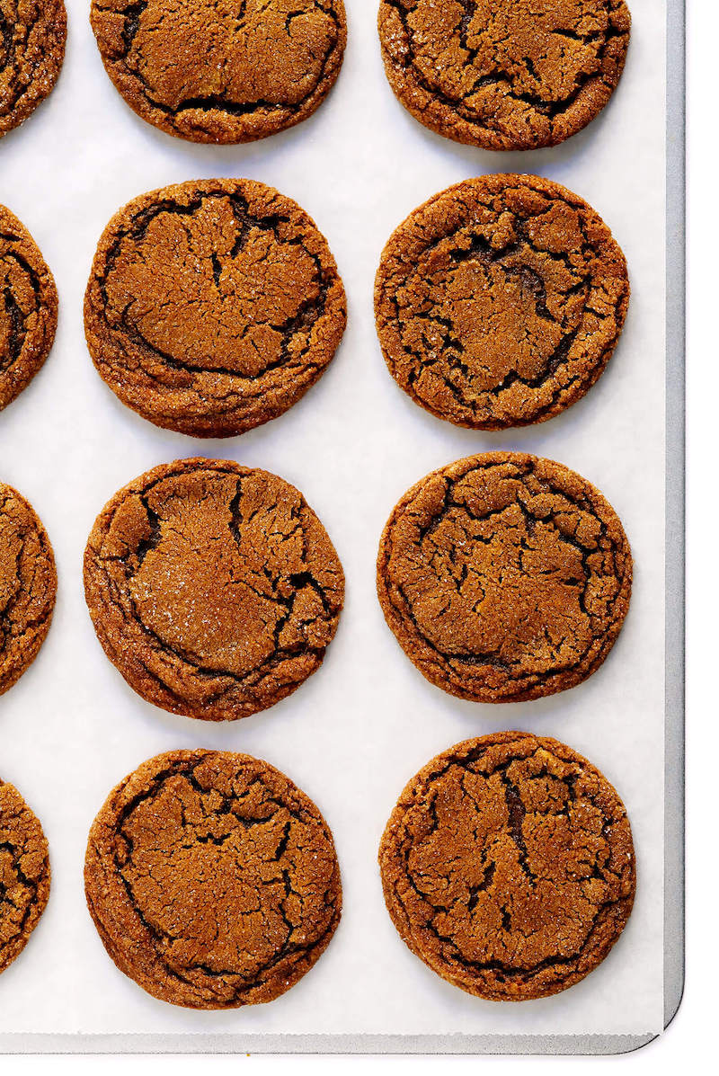 chewy ginger molasses cookies perfect for christmas time