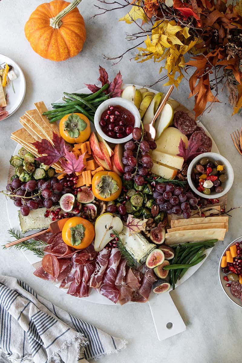 cheese platter thanksgiving hors doeuvres