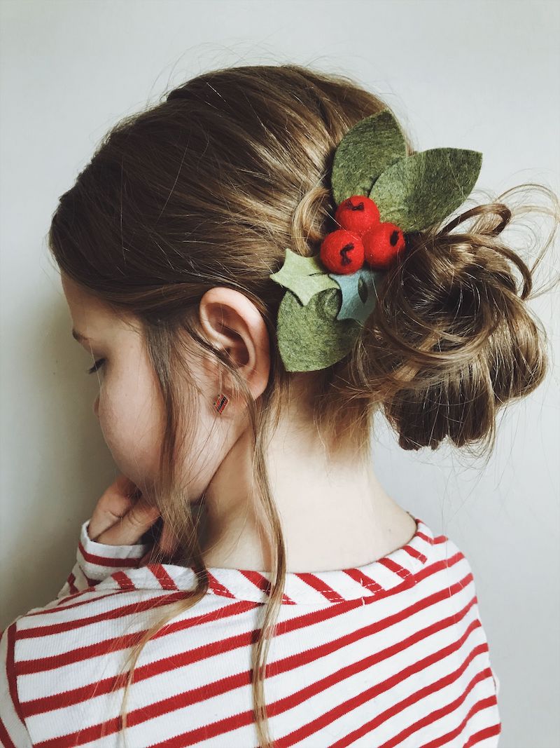 christmas stockings for girls festive hair accessories for the winter holidays