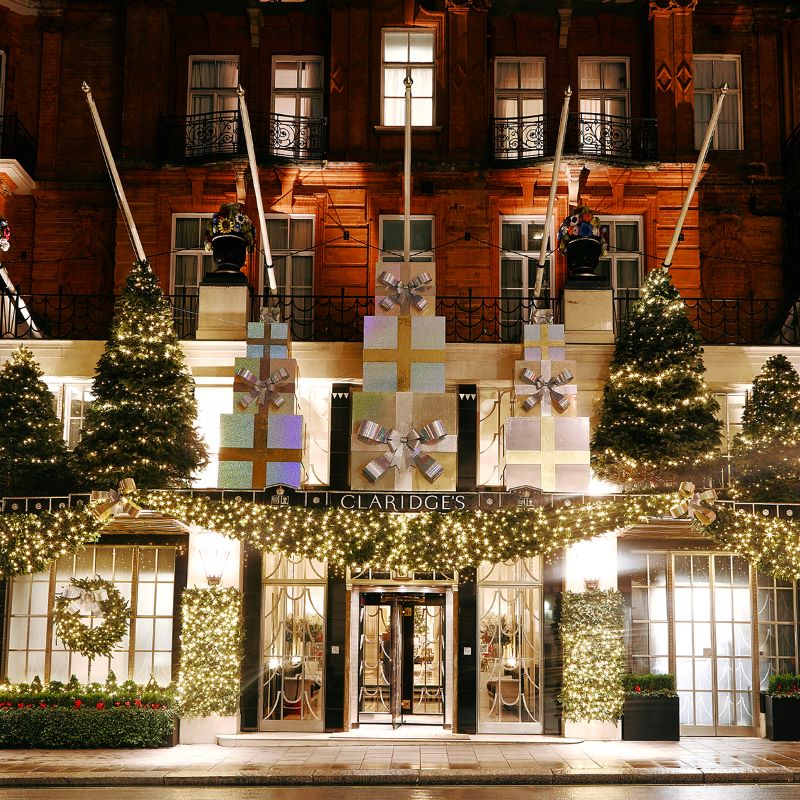 claridges celebrate christmas in london