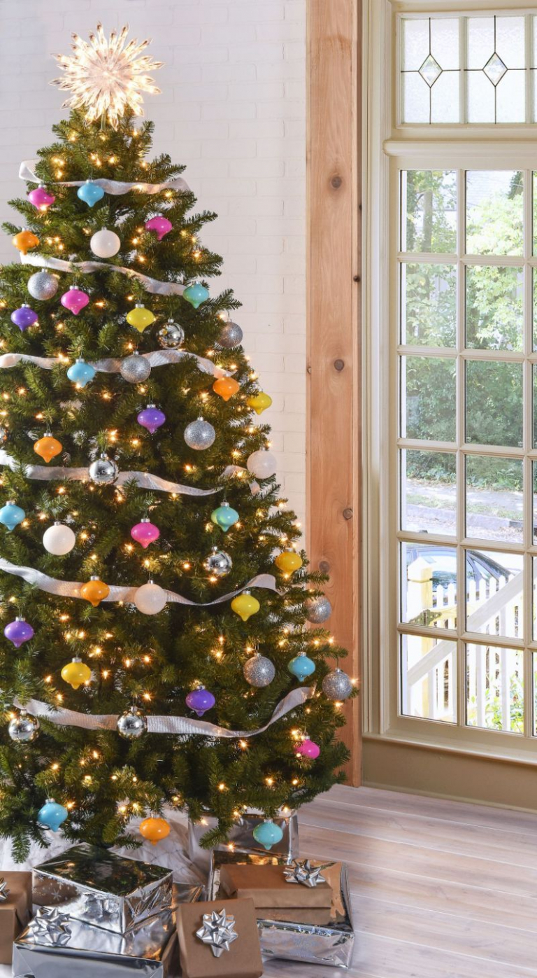 How to put ribbon on a Christmas tree easy tutorials and ideas