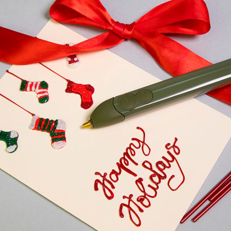 diy christmas decorations made with 3d pens card