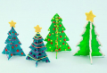 Creative ideas for DIY christmas decorations made with 3D pens