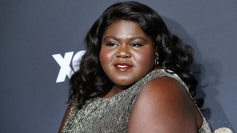 gabourey sidibelong wavy haircut for fat face double chin