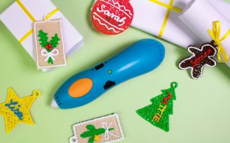 gift tags diy christmas decorations made with 3d pens