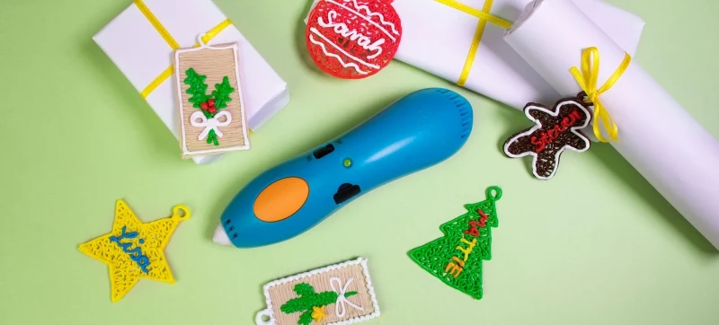 gift tags diy christmas decorations made with 3d pens