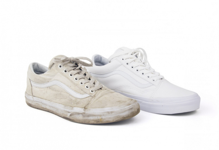 How to clean white Vans shoes like a pro