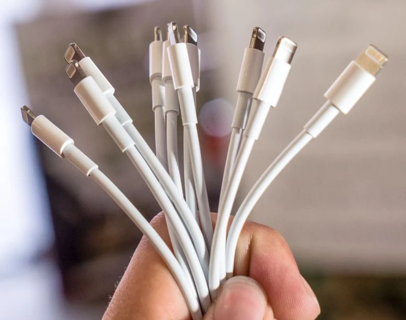 lots of chargers how to clean charging port