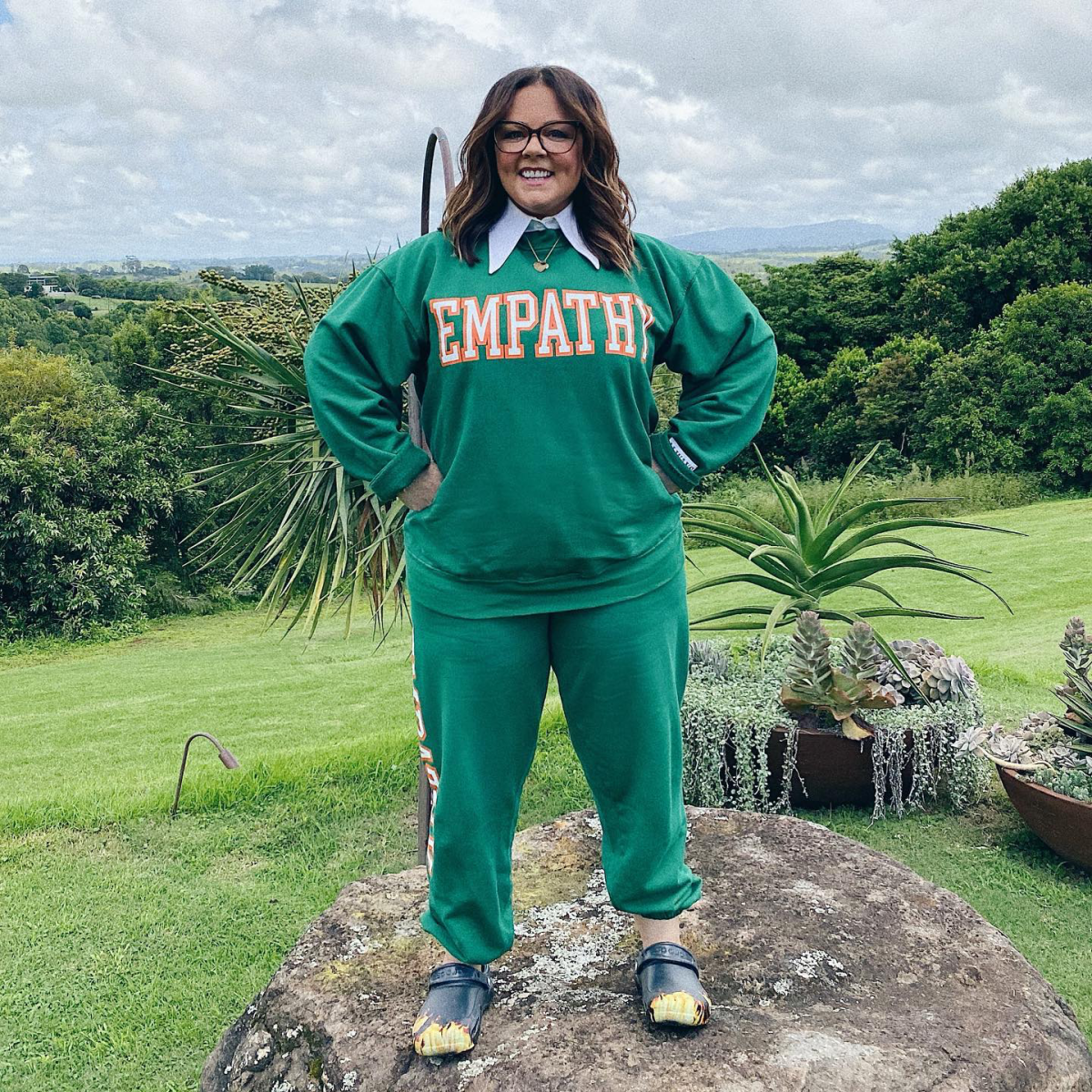 melissa mccarthy in empathy tracksuit
