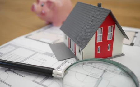 model house real estate trends map