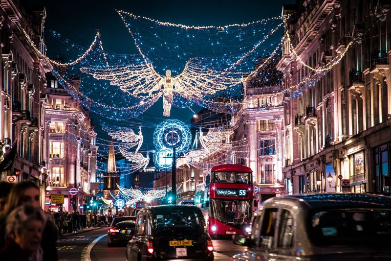 regent street oxford circus decorations celebrate christmas in london