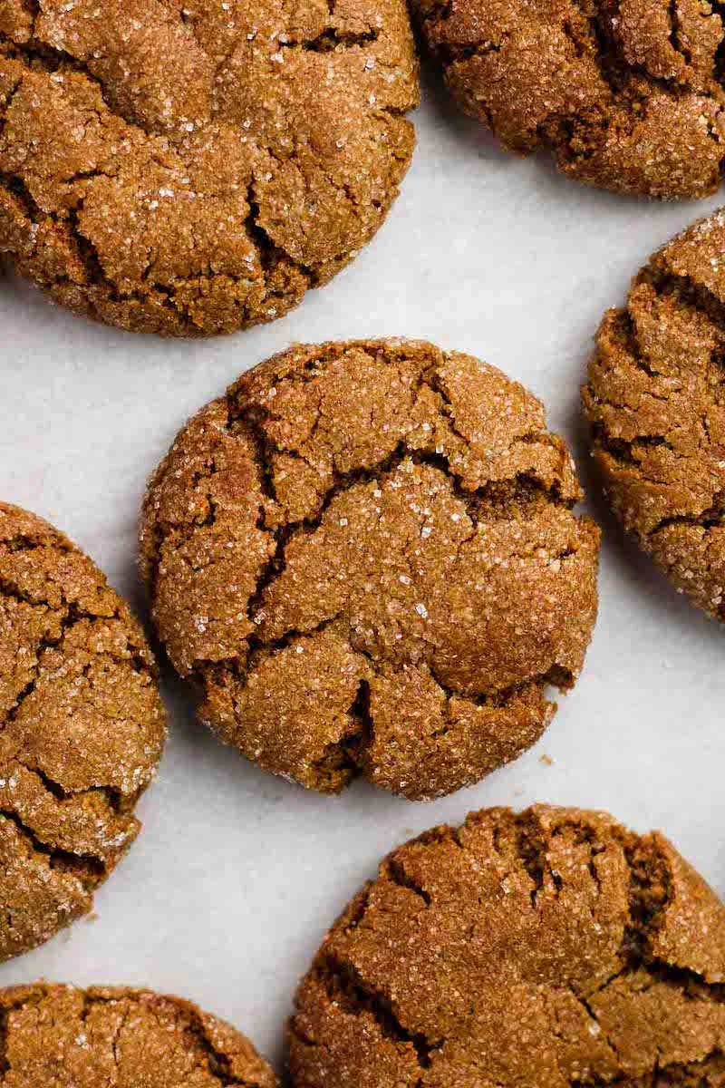 vegan ginger molasses cookies perfect sweet treat for the winter holidays