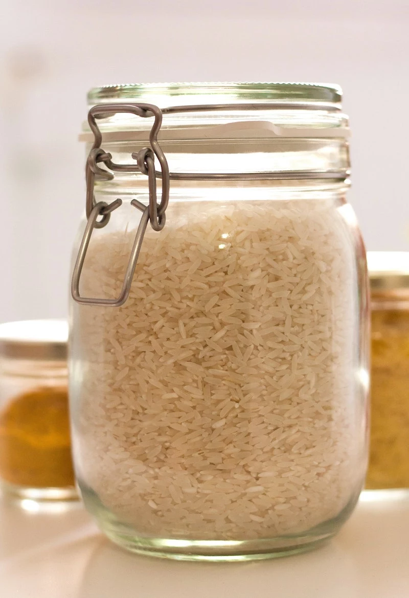 what is the best place to store rice water in