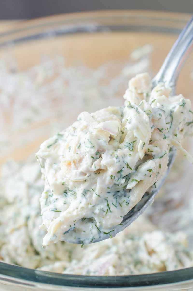 creamy chicken salad recipe photo what to make with shredded chicken