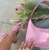 all the iconic prada bags pink everyday bag