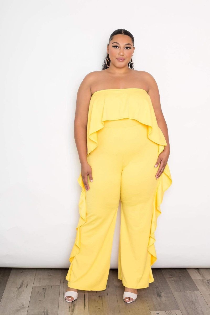 birthday outfit ideas yellow jumpsuit