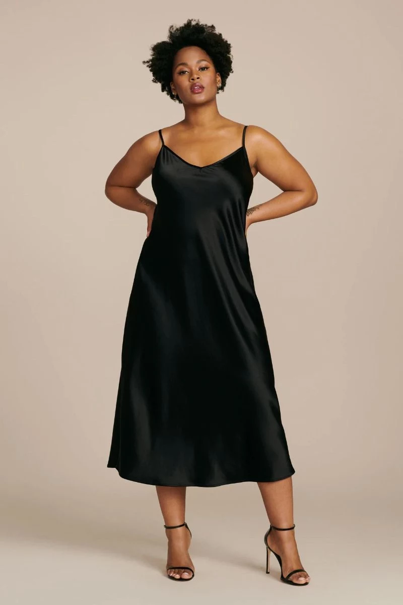 black satin dress 21st birthday dress