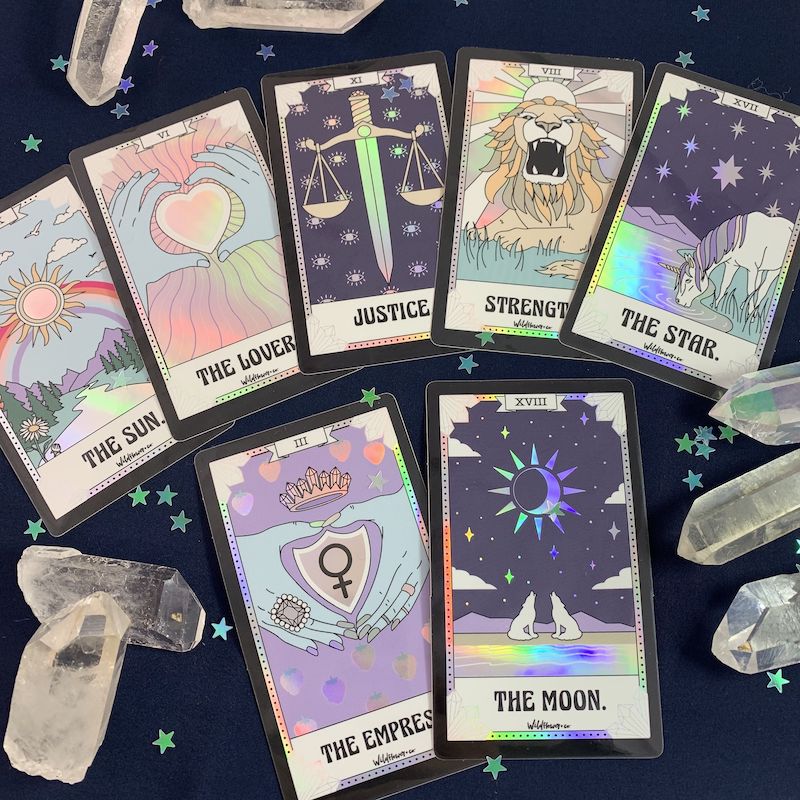 coolest decks of cards for tarot readings colorful modern and unique