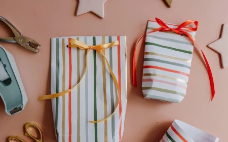 cute and unique gift bag ideas made from wrapping paper