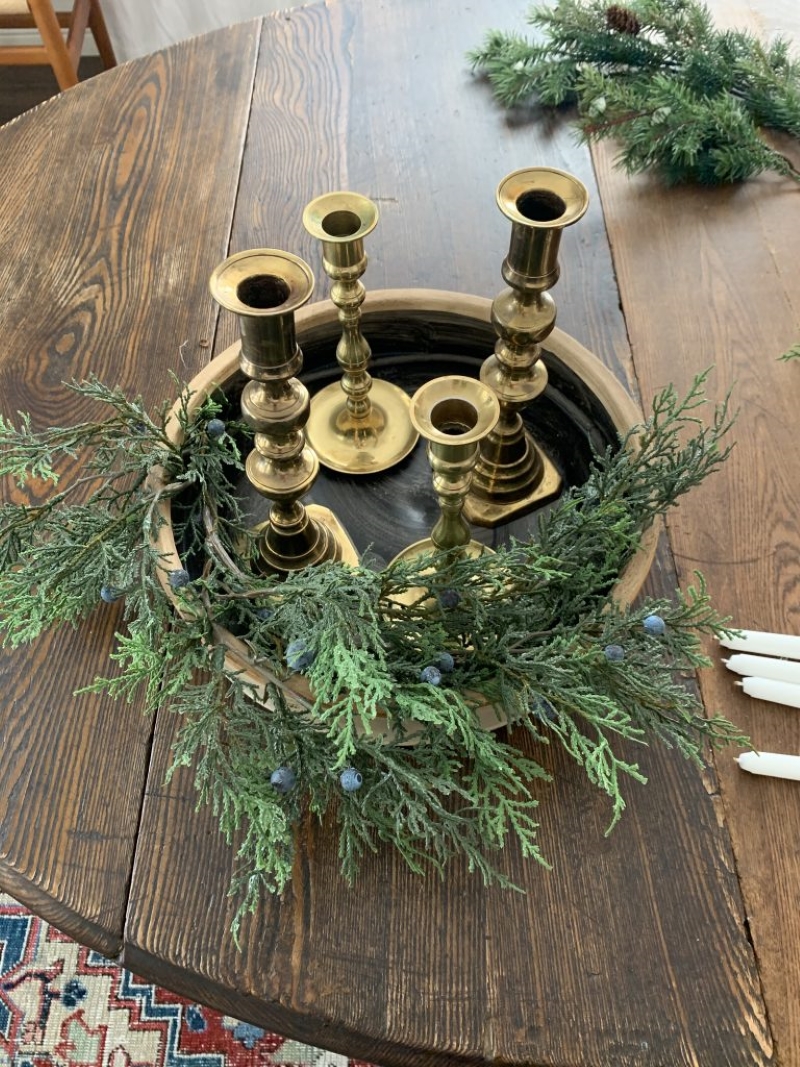 greenery candlesticks advent wreaths to make