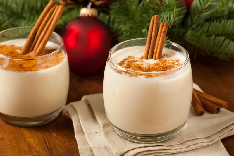 homemade eggnog what alcohol goes in eggnog