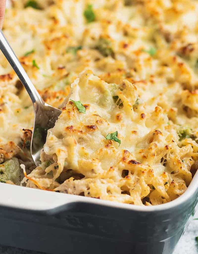 leftover rotisserie chicken pasta recipes chicken alfredo bake