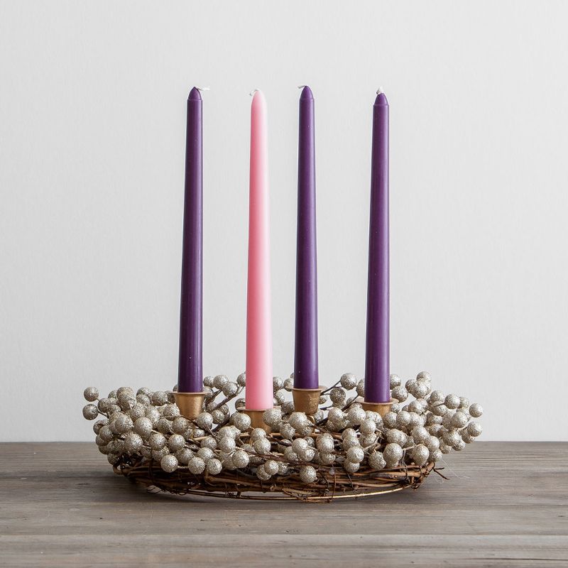 minimalistic how to make an advent wreath
