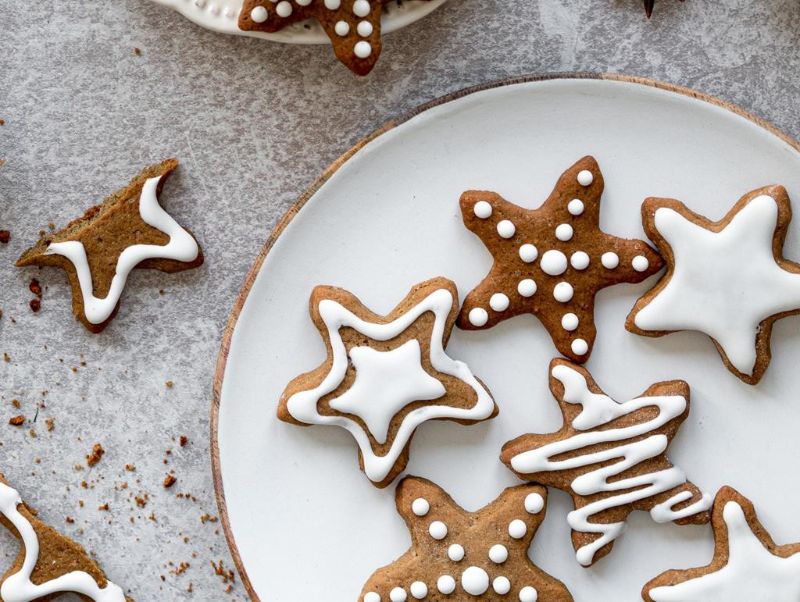 star shaped how to make gingerbread cookies