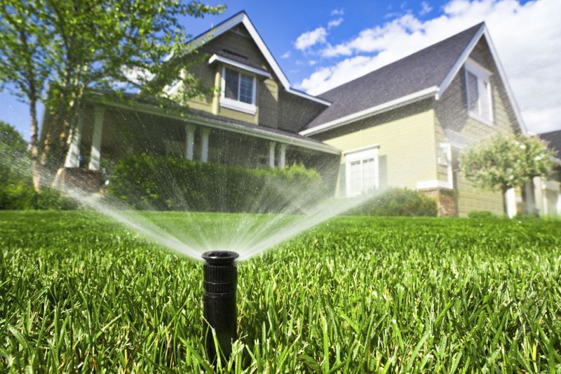 watering lawn brittle lawn large house