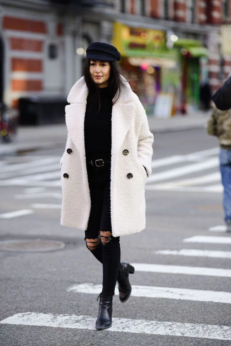 boots for new york winter outfit inspo