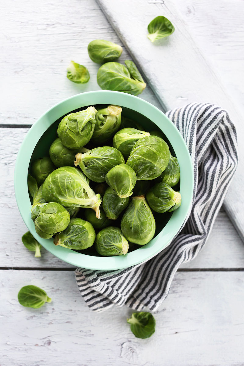 brussel sprouts and balsamic vinegar brussels sprout in a bowl