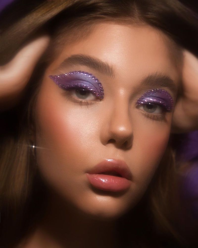 euphoria makeup inspo for a romantic valentines day look