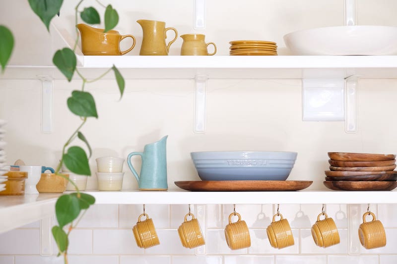 kitchen counter organization ideas storing things out in the open