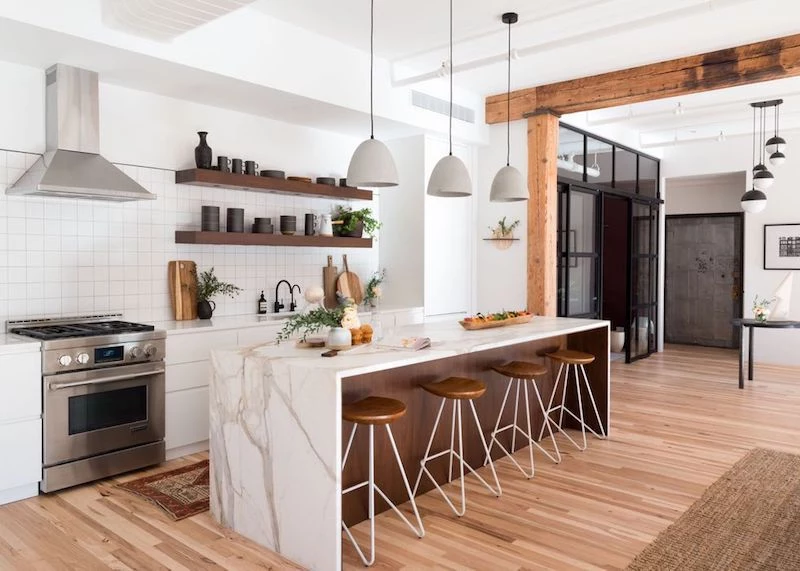 kitchen counter shelf modern kitchen organization