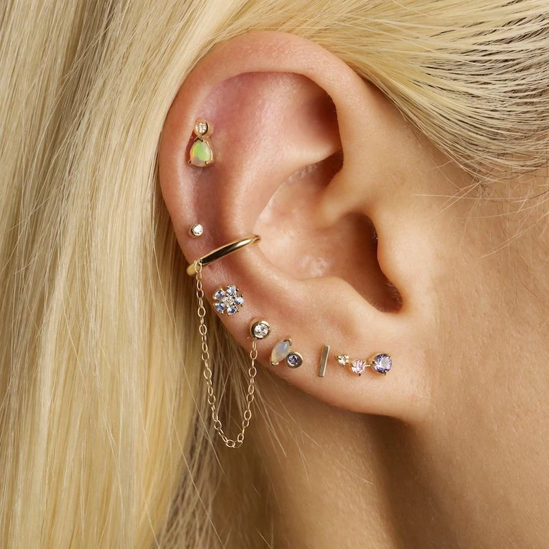 least painful piercings ear piercing ideas