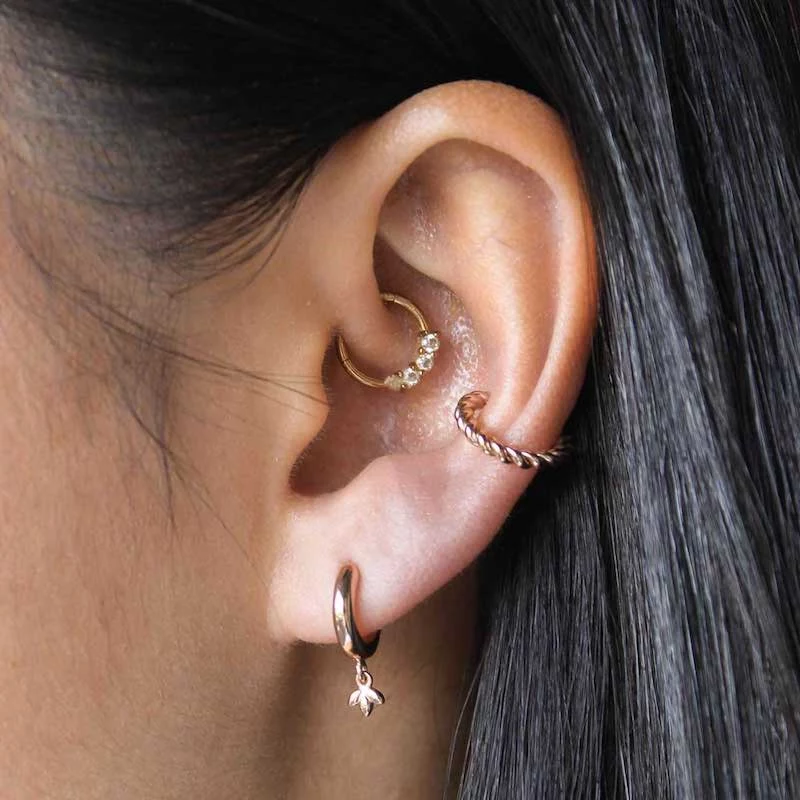 pain ear piercings chart daith piercing