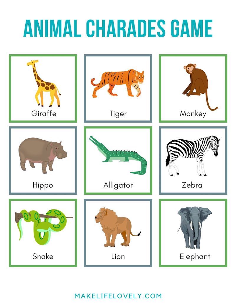 pictionary online animal charades ideas