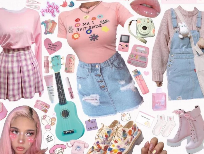 pink aesthetic clothes the soft girl