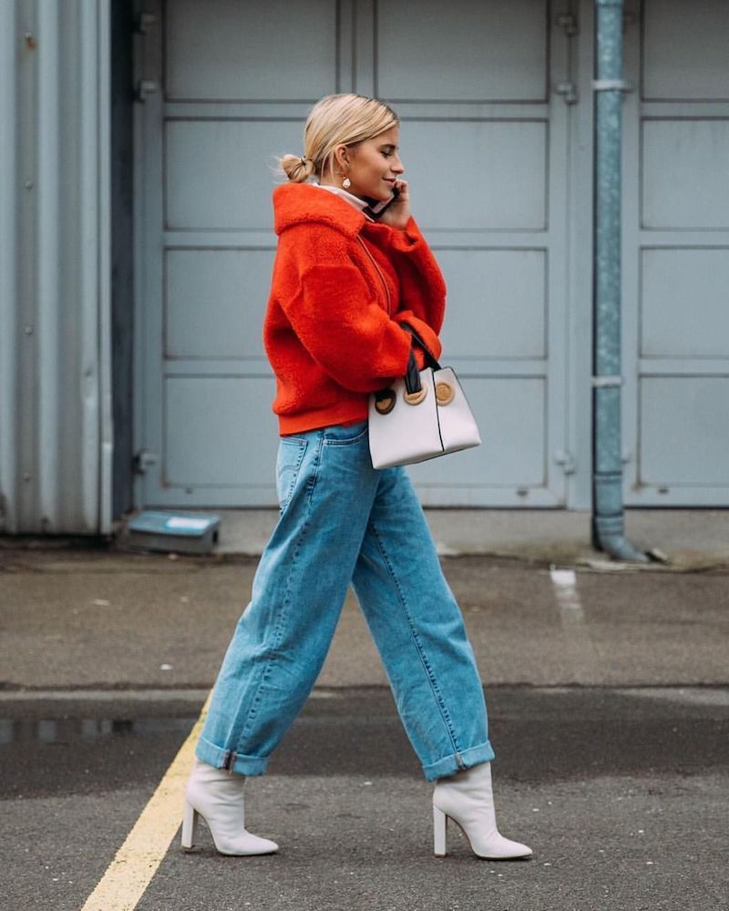 pinterest inspired outfits orange coat for winter