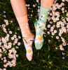regular socks daisy pattern mismatchen and unique ladies collection
