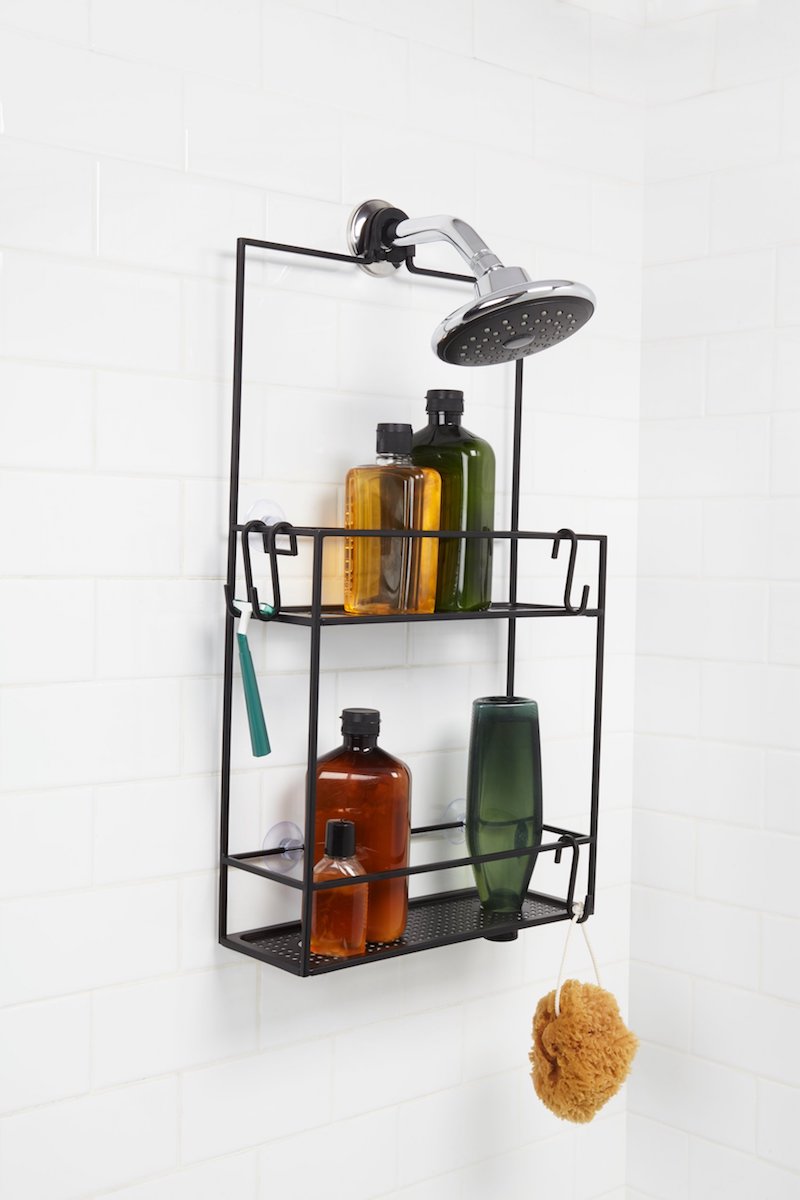 small bathroom wall cabinet shower caddy