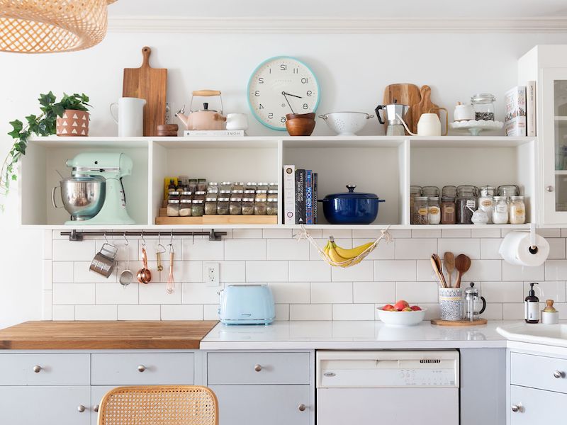 small kitchen organization ideas open shelving kitchen storage