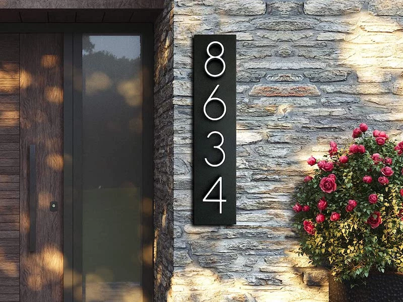 update your house number for a fresh new look