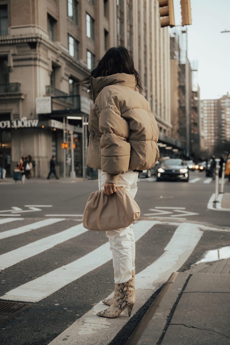 what to wear in new york puffer jacket